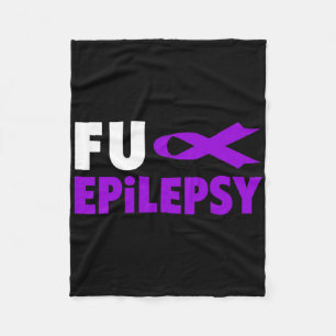 Manta Polar Epilepsia Awareness - Awarte de Epilepsia de Cinta