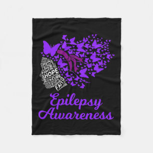Manta Polar Epilepsia Conciencia Día de Convulsión Trastorno d