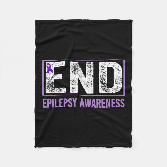 Manta Polar Epilepsia Conciencia - Epilepsia Final Epilepsia P (Anverso)