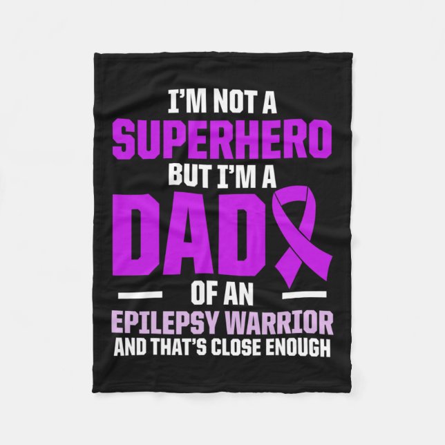 Manta Polar Epilepsia Conciencia Sobreviviente de Guerrero Epi (Anverso)