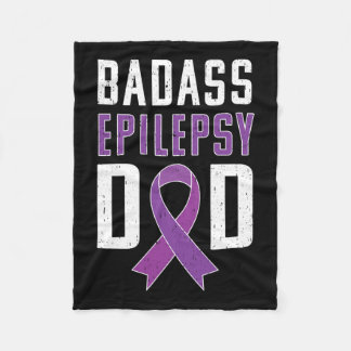 Manta Polar Epilepsia Epilepsy Dad Purple Ribbon