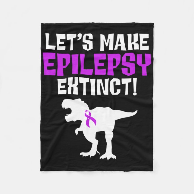 Manta Polar Epilepsy Awareness Make Epileptic Warrior Survivor (Anverso)