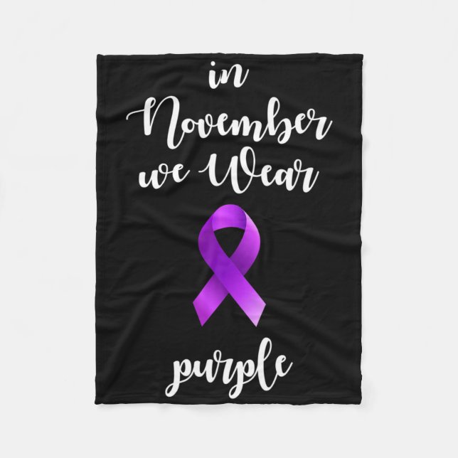 Manta Polar Epilepsy Awareness Month In November We Wear Purpl (Anverso)