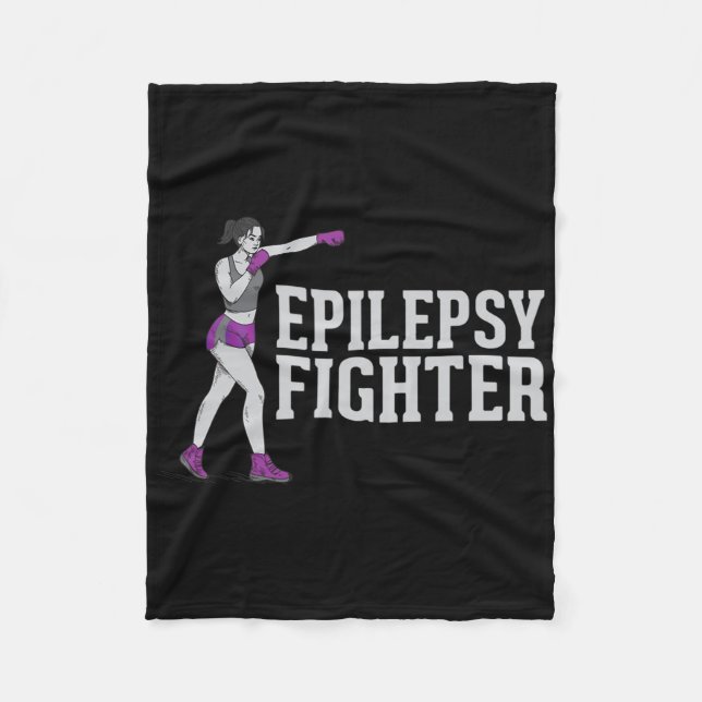 Manta Polar Epilepsy Fighter - Support Awareness Warrior  (Anverso)