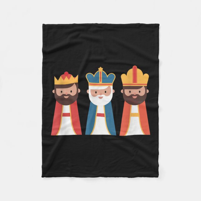 Manta Polar Epiphany Feliz H. Dia De Reyes (Anverso)