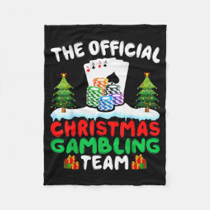 Manta Polar Equipo de Apuestas de Navidad - Divertido Jugador 