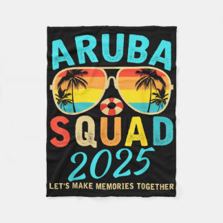 Manta Polar Equipo de Aruba 2025 Vacaciones Amigos Familia Com