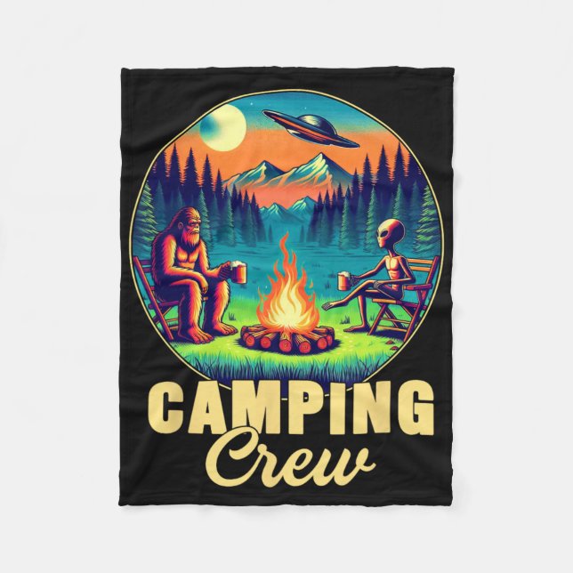 Manta Polar Equipo de Camping Camper Equipo de Bebida Divertid (Anverso)