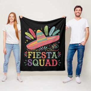 Manta Polar Equipo de Fiesta Cinco de Mayo Familiares a Juego