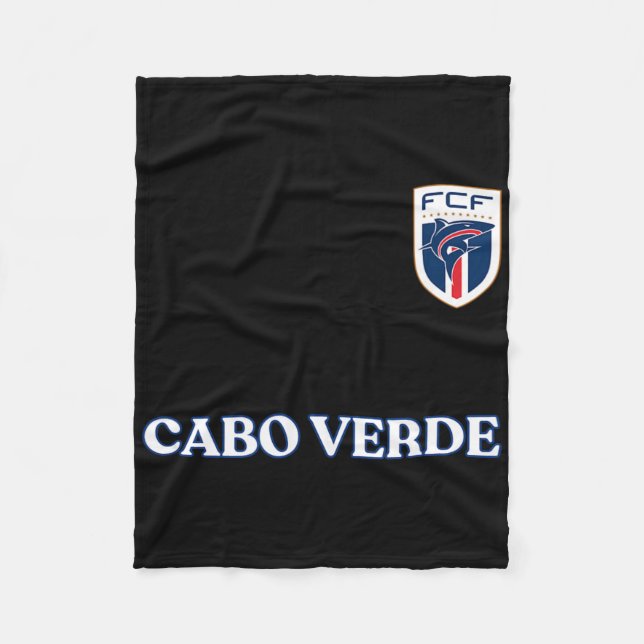 Manta Polar Equipo de fútbol de Cabo Verde (Anverso)
