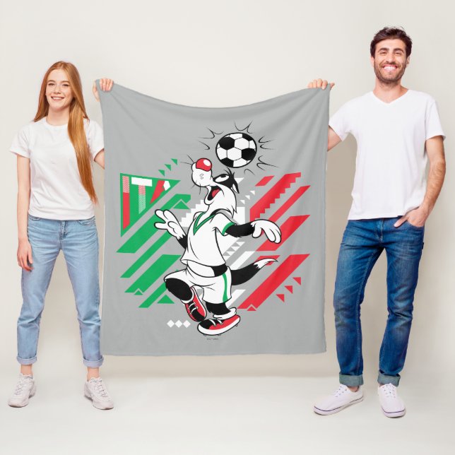 Manta Polar Equipo de Italia de fútbol gráfico de SYLVESTER™ (In situ)