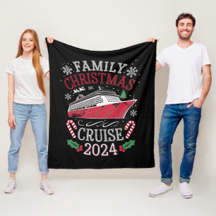 Manta Polar Equipo de juego de crucero de Navidades familiares