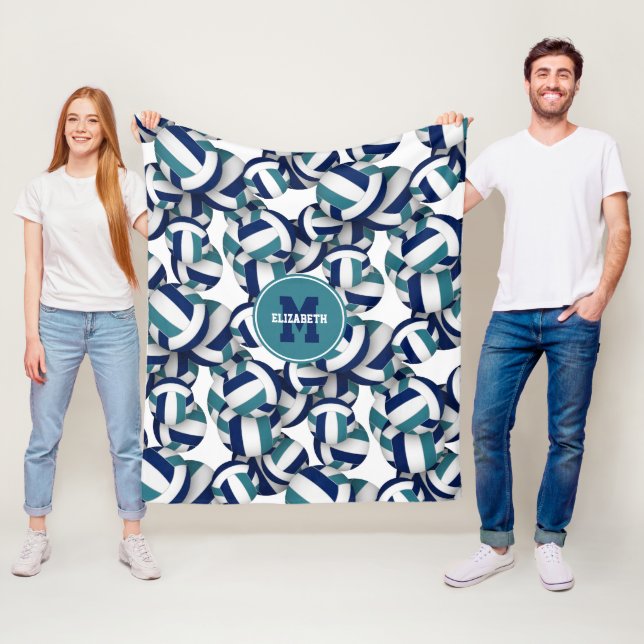 Manta Polar equipo de la escuela verde azulada azul marino col (In situ)