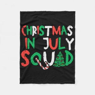Manta Polar Equipo de Navidad en Julio Divertido Xmas de Veran