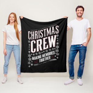 Manta Polar Equipo de Navidad Familia Combinación Escuadrón de