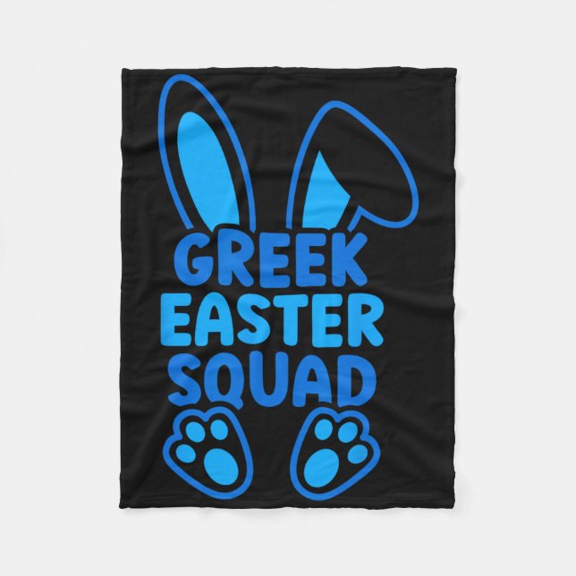 Manta Polar Equipo de Pascua Griega Familiar Combinando Coneji (Anverso)