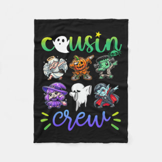 Manta Polar Equipo de primos Dabbing Halloween Boys Skeleton Z
