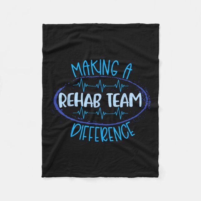 Manta Polar Equipo De Rehabilitación Haciendo La Diferencia En (Anverso)