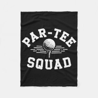 Manta Polar Equipo divertido de golfistas Par-tee Squad