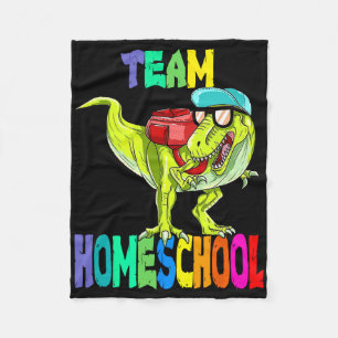 Manta Polar Equipo Homeschool Dinosaurio T Rex Regresa A La Es
