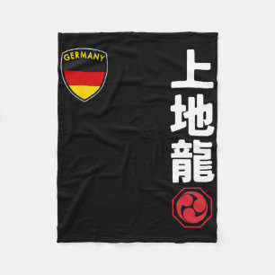 Manta Polar Equipo Karate Uechi Ryu Bandera Marcial Japonés