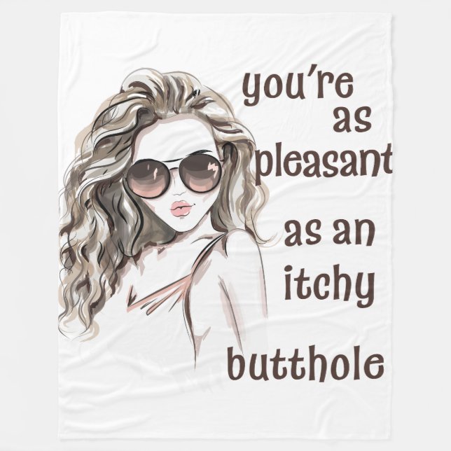 Manta Polar Eres agradable (Anverso)