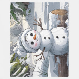 Manta Polar Eres lindo en la nieve