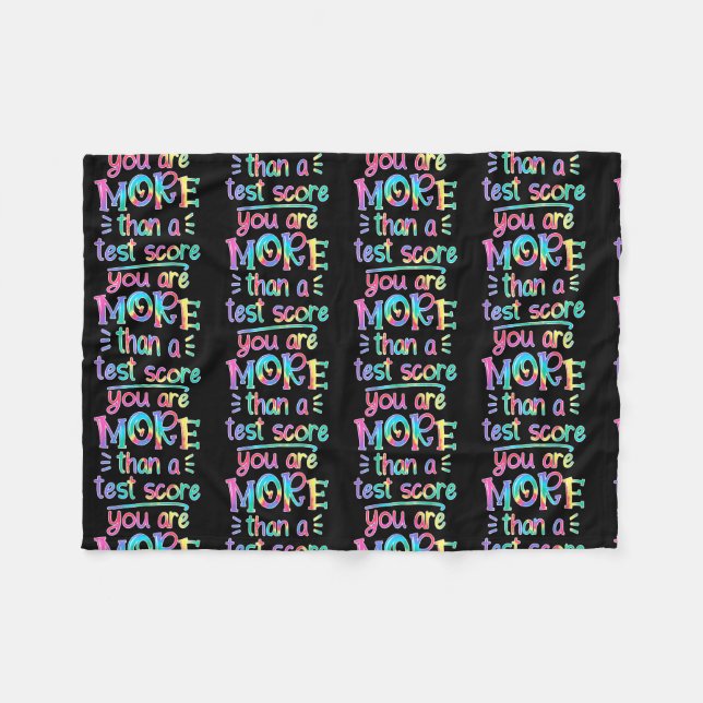 Manta Polar Eres Más Que Un Profesor De Puntuación De Prueba D (Frente (Horizontal))