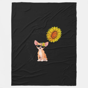 Manta Polar Eres Mi Chihuahua Sunflower Chiahuahua