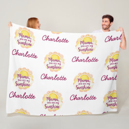 Manta Polar Eres Mi Sol. | Mejor Día de la Madre