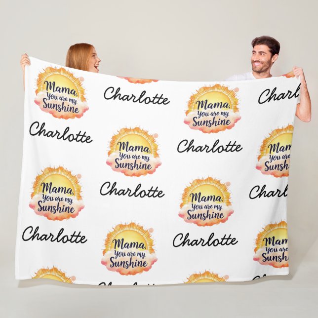 Manta Polar Eres Mi Sol. | Regalo sensorial para mamá | (In situ)