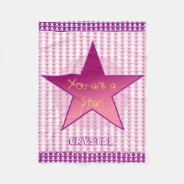 Manta Polar Eres Una Estrella Personalizada Bebé