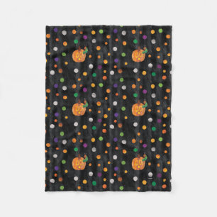 Manta Polar Eric Carle Patrón de puntos de Polka de Hallowee