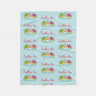 Manta Polar Erizos enamorados