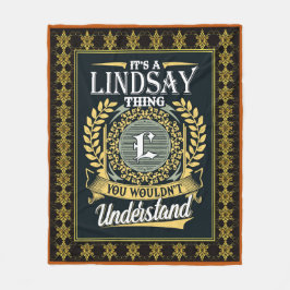 Manta Polar Es algo que no puedes entender Lindsay
