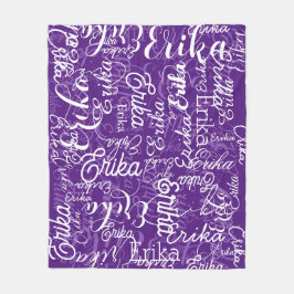 Manta Polar Es de estilo cutáneo y púrpura 🤍