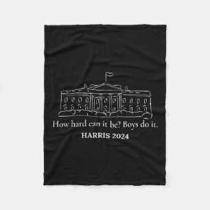 Manta Polar Es difícil que sean niños hacerlo Kamala Harris 20