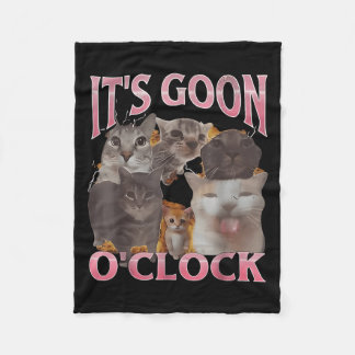 Manta Polar Es divertido un meme irónico de gato.