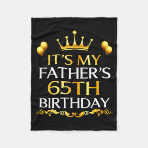 Manta Polar Es el 65 cumpleaños de mi padre Feliz cumpleaños 6