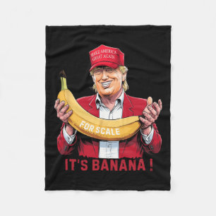 Manta Polar Es el Banana (para Escala) Funny Trump Tee 0