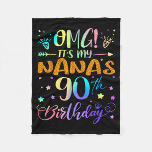 Manta Polar Es el cumpleaños número 90 de mi Nana, dulce a los