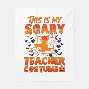 Manta Polar Es Espantoso Traje De Maestro Bruja De Halloween T