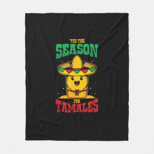Manta Polar Es la temporada de tamales, Navidad mexicana