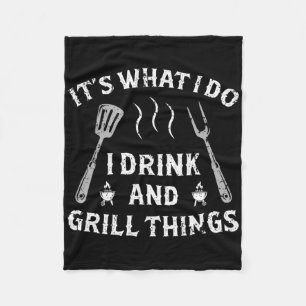 Manta Polar Es Lo Que Bebí Y Asador Cosas Graciosas Amor Bbq
