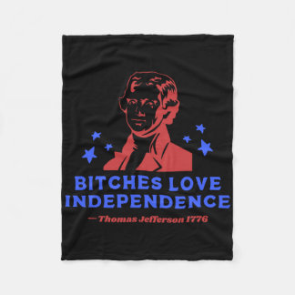 Manta Polar Es Love Independence Funny 4 De Julio Thomas Jeff