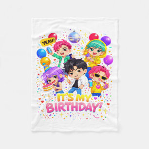 Manta Polar Es Mi Cumpleaños Kp Niño De Cumpleaños Divertido