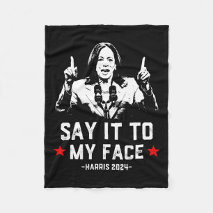 Manta Polar Es Para Mi Cara El Gracioso Voto De Kamala Harris