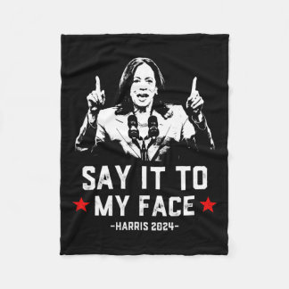 Manta Polar Es Para Mi Cara El Gracioso Voto De Kamala Harris