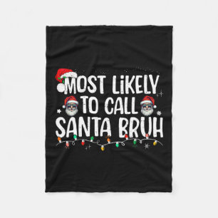 Manta Polar Es probable que los navidades llamen a la familia 