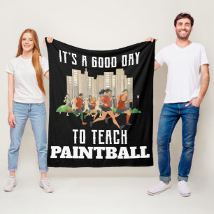 Manta Polar Es Un Buen Día Para Enseñar Paintball